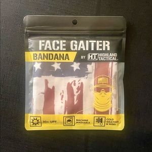NWOT H.T. Gaiter Bandana US Flag
